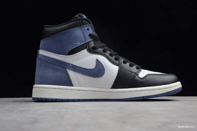 One Kick OG High Jordan Retro Blue 555088-115 Moon 1 Air 0711